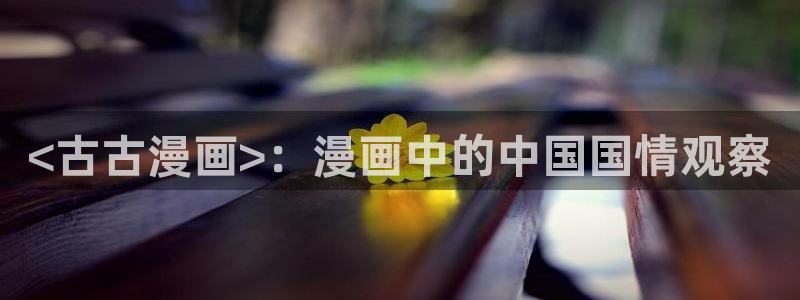 在线观看韩漫：<古古漫画>：漫画中的中国国情观察