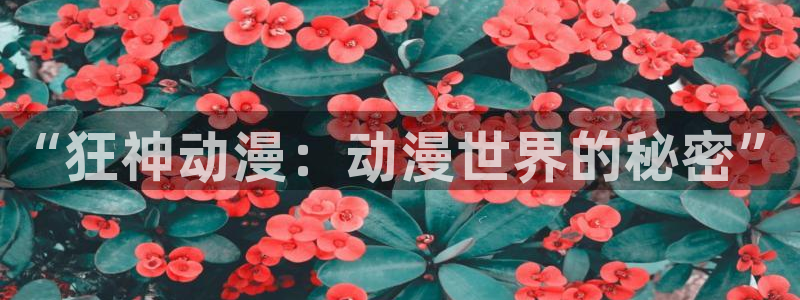 大尺度韩漫在线观看：“狂神动漫：动漫世界的秘密”